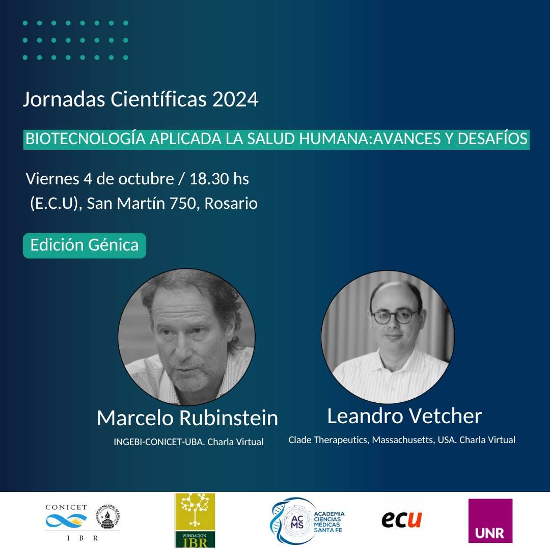 Jornadas Científicas: Biotecnología Aplicada a la Salud Humana – Avances y Desafíos